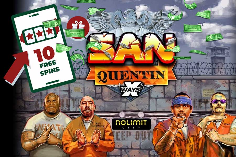 Locowin Casino - 10 tours gratuits sans mise sur San Quentin xWays