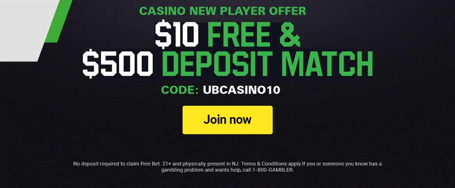 Unibet Casino No Deposit Code ''UBCASINO10''