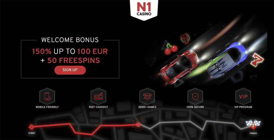 10 euro za darmo N1 Casino bonus powitalny dla nowych graczy