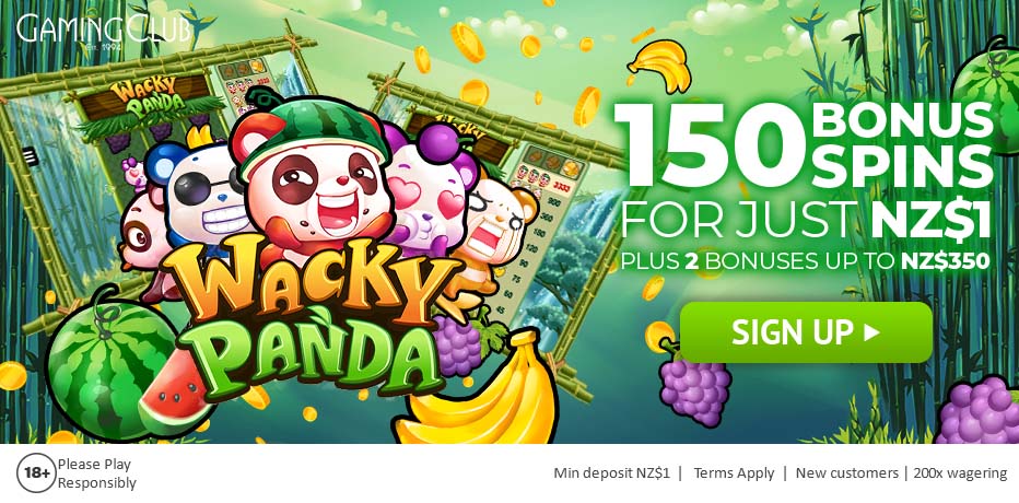 150 free spins for $1 at gamingclub casino