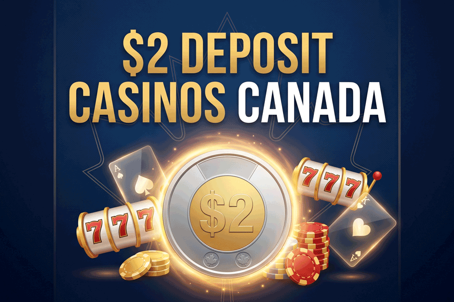 Best $2 deposit casinos available for Canadian gamblers – online casinos with a $2 minimum deposit limit