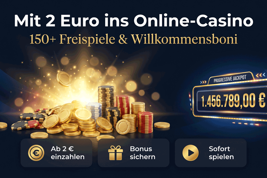 Wert maximieren: Boni in 2 Euro Einzahlungs-Casinos