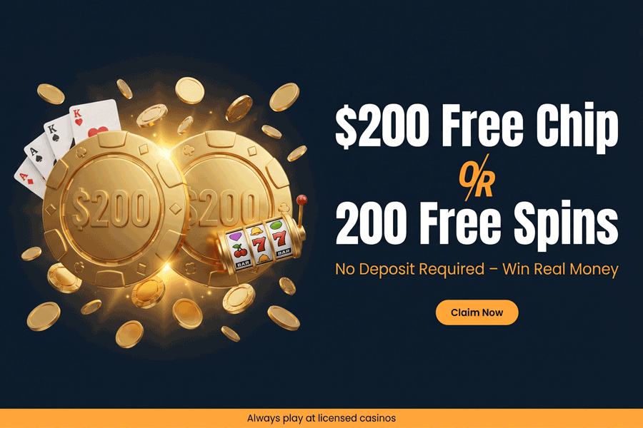 $200 no deposit bonus & 200 free spins real money – are these offers legit?