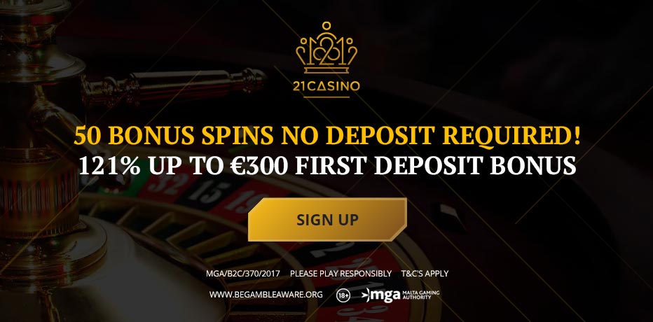 21 casino nodeposit bonus 50 free spins