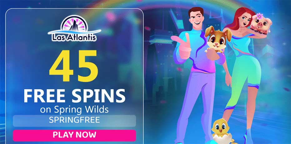 45 free spins no deposit las atlantis
