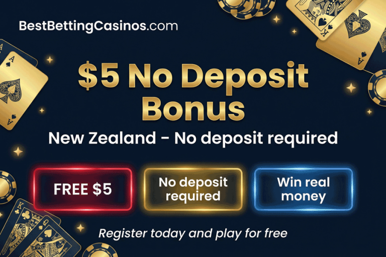 Enjoy $5 free no deposit at these trusted online casinos