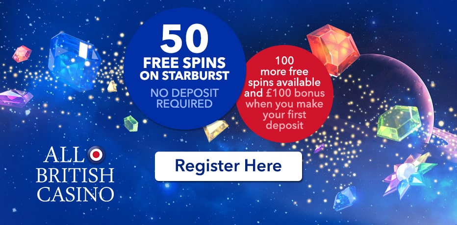 100 free spins starburst no deposit