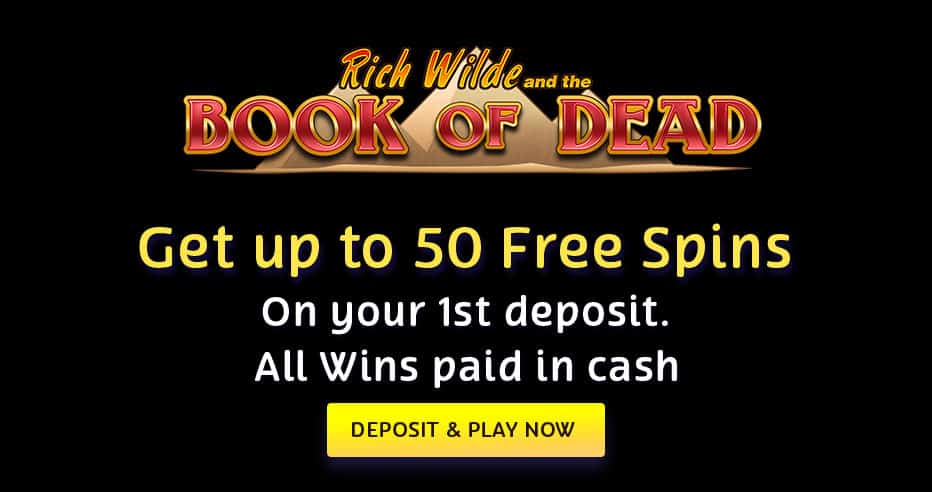 50 Free Spins op Book of Dead bij PlayOJO