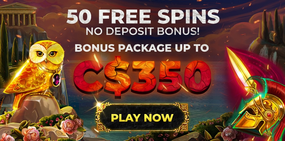 50 free spins at spinia casino the golden owl of athena no deposit needed canada