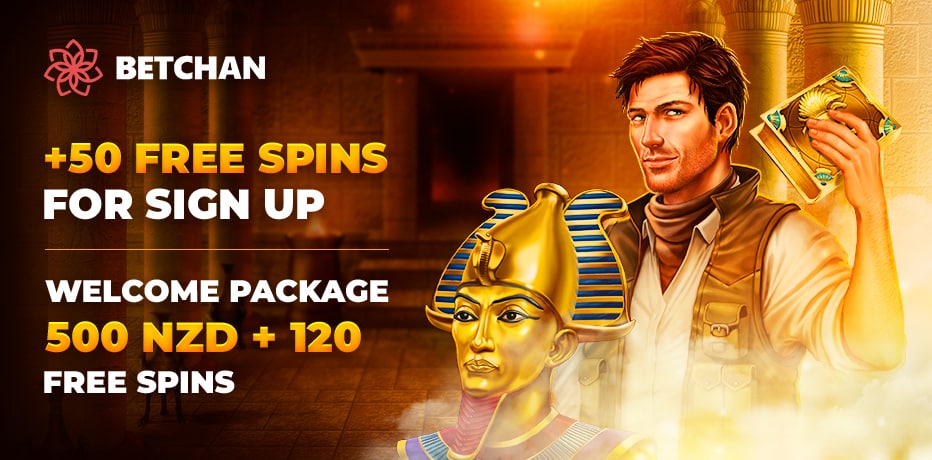 Receive 50 Book of Dead Free Spins at Betchan (No Deposit Required)