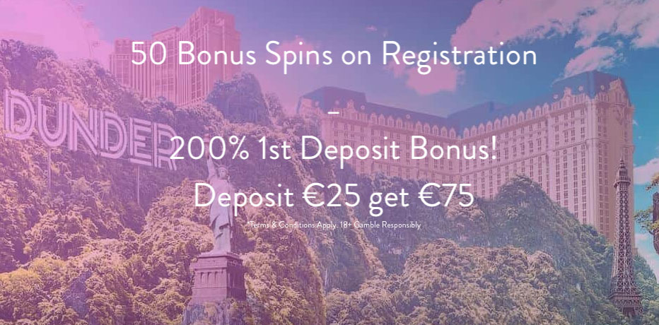 50 free spins no deposit needed dunder casino