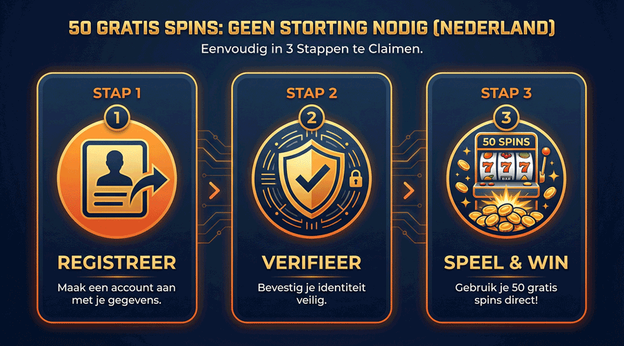 Hoe je binnen 2 minuten je 50 gratis spins kunt activeren