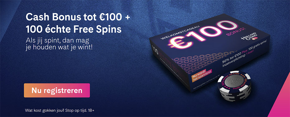 50 gratis spins holland casino