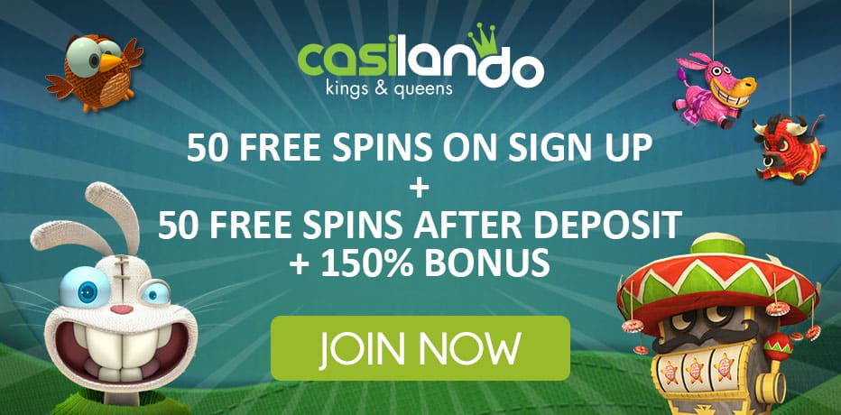 50 Mobile Free Spins at Casilando