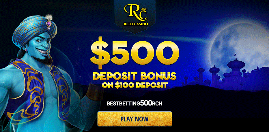 500% Bonus hos Rich Casino