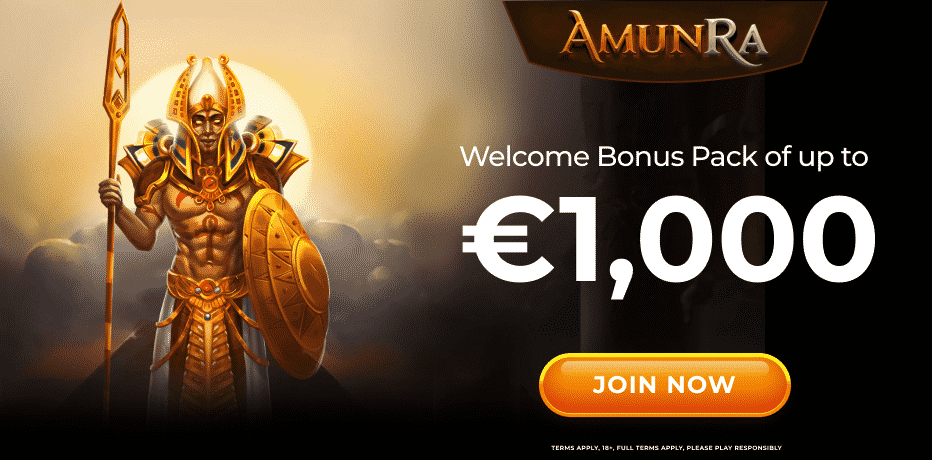 AmunRa casino Wilkommens bonus