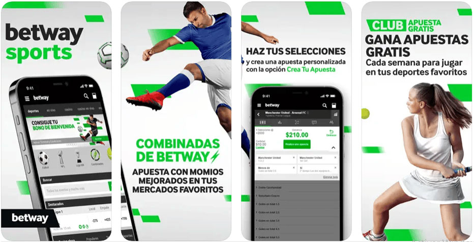 App deportiva de Betway