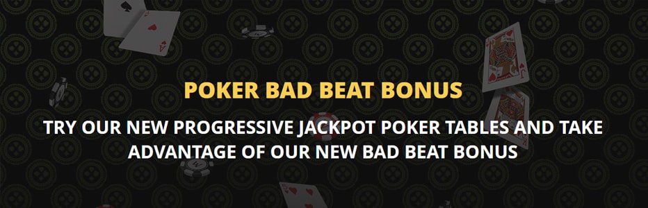 Bad Beat Bonus at LV Bet Casino