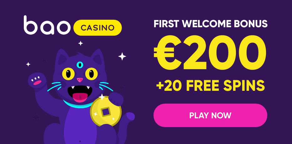 Bao Casino bonus review 20 free spins 200 euro bonus