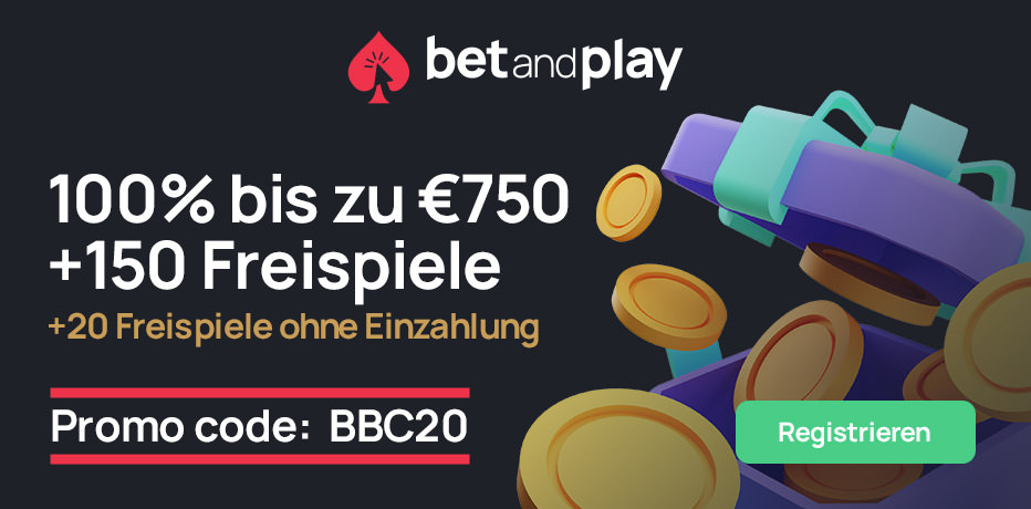 Bet and Play Bonus ohne Einzahlung