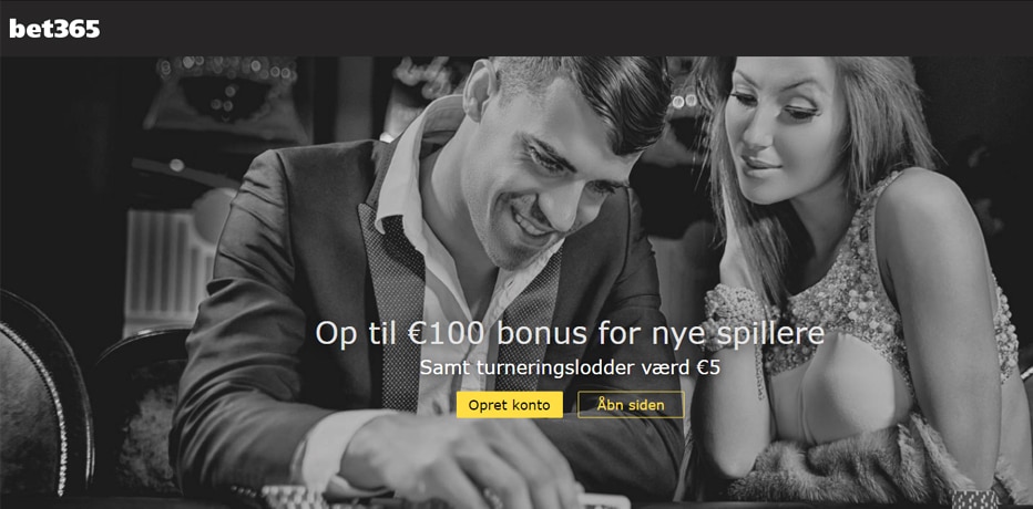 Bet365 Pokerbonus – 750 kr Bonus + 10 Gratis Spins + 40 kr i Lodder