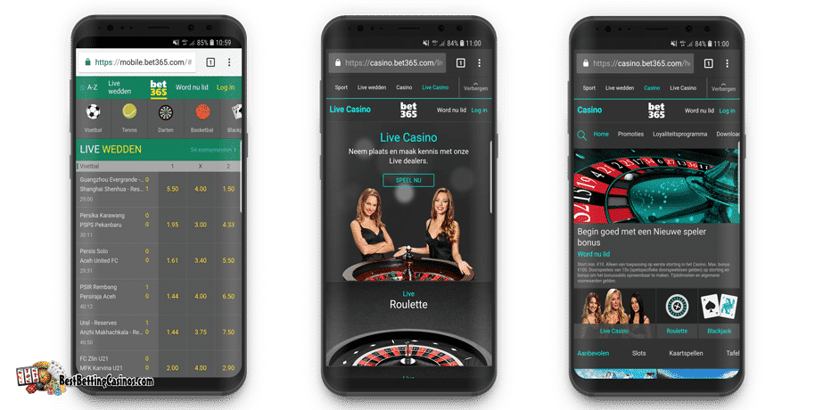 Bet365 on Mobile