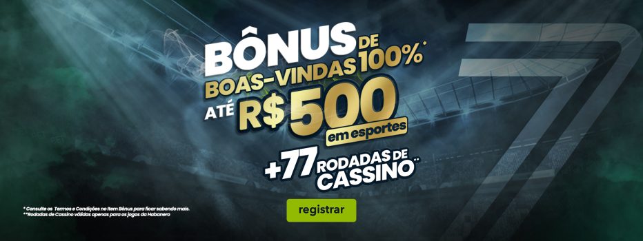 Bet7 - Bônus de Boas-Vindas