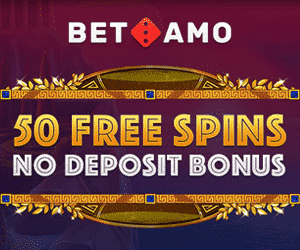 BetAmo Latest Casino Bonus - 50 Free Spins