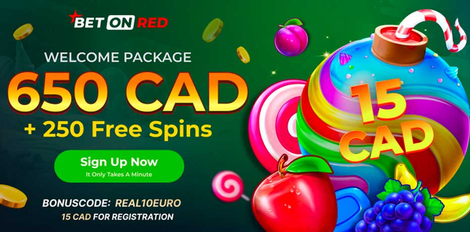 Claim a $15 No Deposit Bonus at BetOnRed Casino