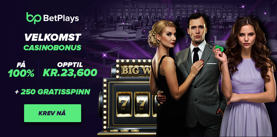 BetPlays Casino Anmeldelse - 20 000 kr i velkomstbonus