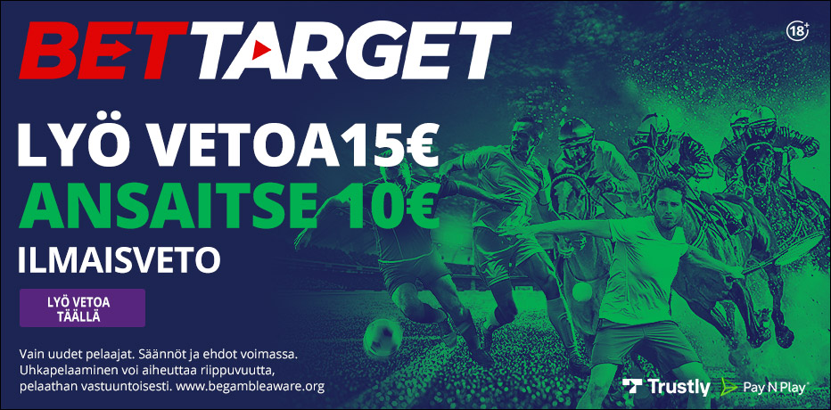 BetTarget Urheilu- & Casinobonus - 100% + Ilmaisveto (2)