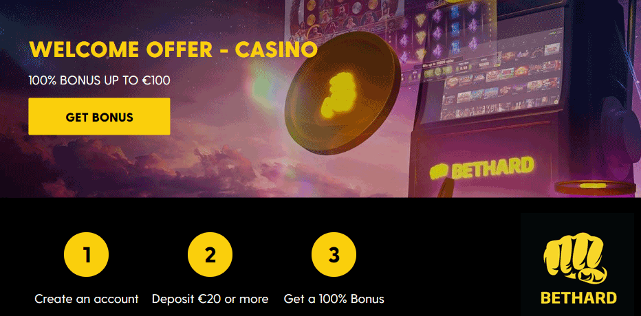 Bethard bonuskod - 100% kasino och spelbonus