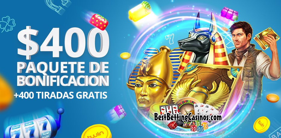 Bono de Twin Casino en México - 400 Giros Gratis + Bono de $400 Exclusivo