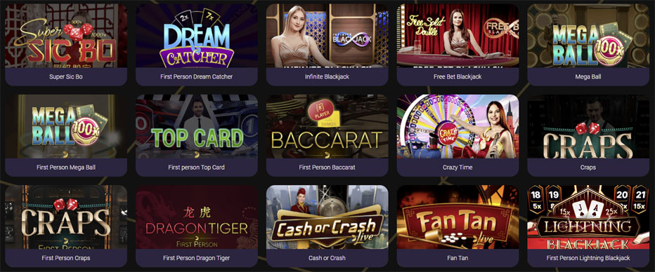 Captains Casino Games