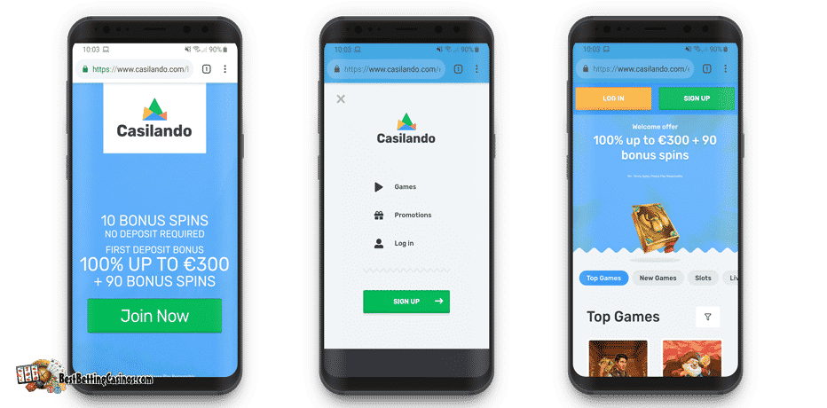 Mobile First Casinos