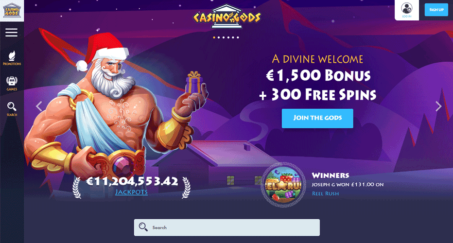 Casino Gods Nettikasino - 100% Luotettava ja Turvallinen