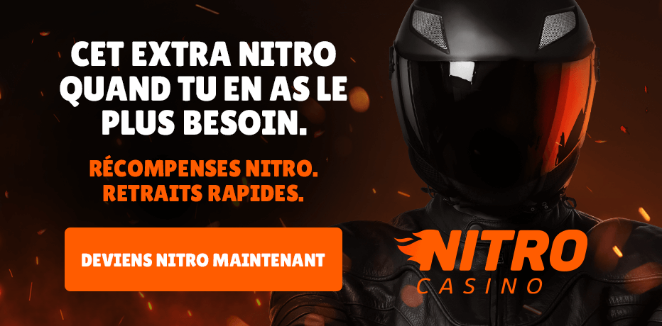 Casino Nitro – Nouveau bonus + Des tours gratuits chaque jour