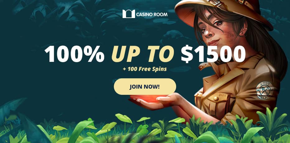 Casino Room Bonus - 100 Free Spins + C$1.500 Bonus