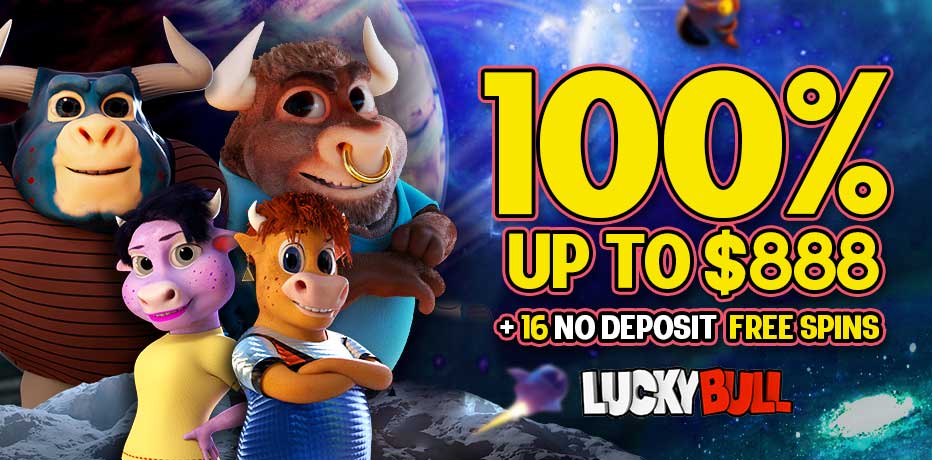 Bonus de bienvenue du casino Lucky Bull Casino