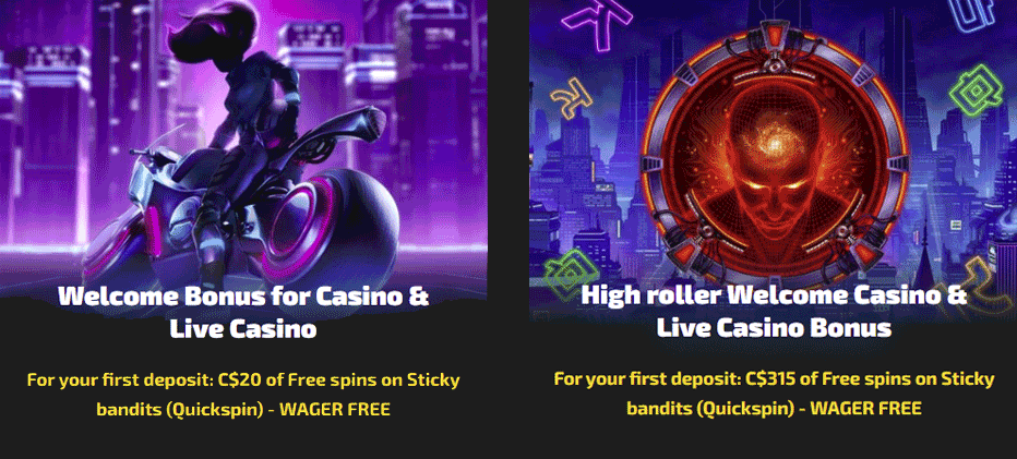 CasinoZer Canada Welcome Bonus