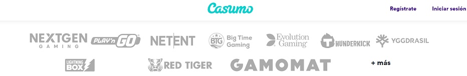 Casumo casino proveedores de juegos