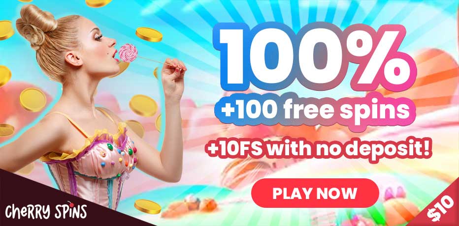 Cherry Spins No Deposit Bonus - 10 Free Spins on Registration