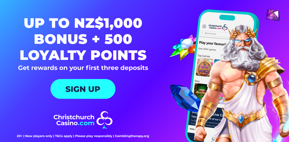 ChristChurch Casino Welcome Offer NZ