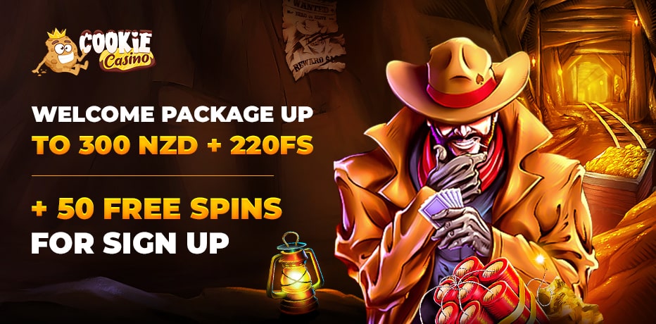 Collect 50 Free Spins No Deposit at Cookie Casino New Zealand