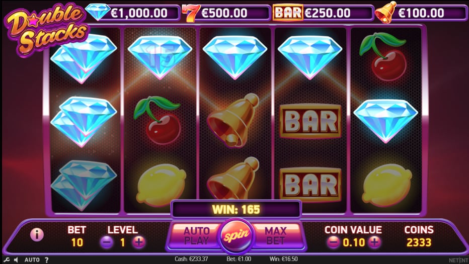 Double Stacks Slot Game by NetEnt