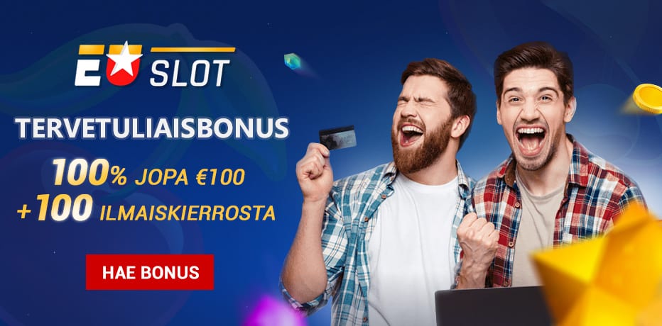 EUSlot Casino Bonusarvostelu - 100% Bonus + 100 Ilmaiskierrosta