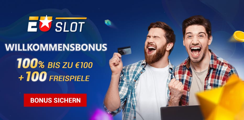 EUSlot Casino Bonusübersicht - 100% Bonus + 100 Freispiele