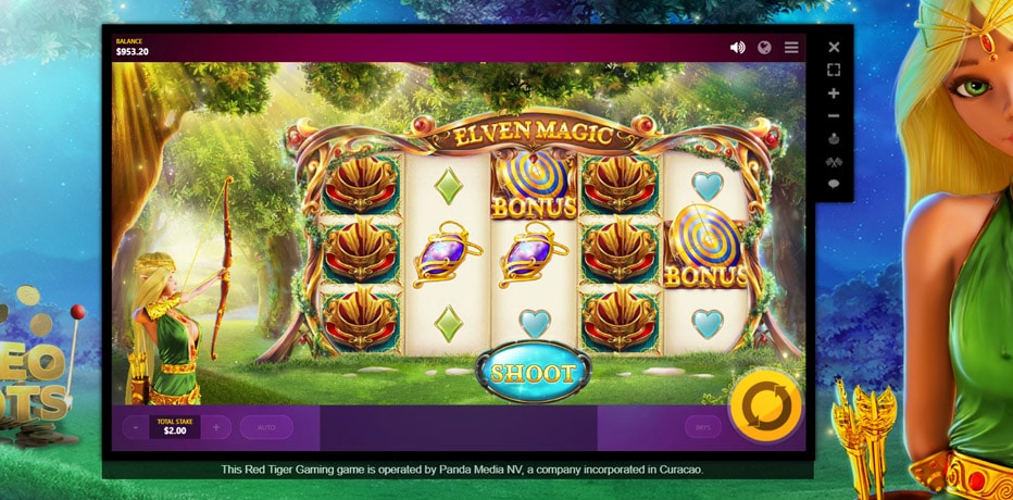 Elven Magic Video Slot by Red Tiger Gaming