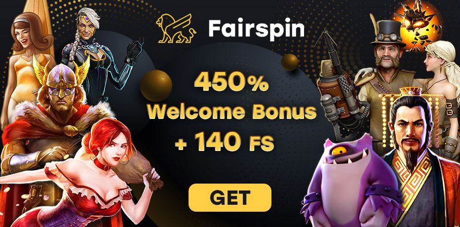 Fairspin Casino & Sportsbook Canada - 450% Bonus + 140 Free Spins!
