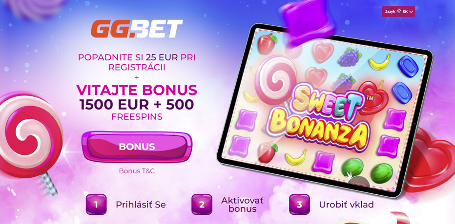 GGBet Casino Bonus bez vkladu Promo Code - Do € 25 Zadarmo na Registration